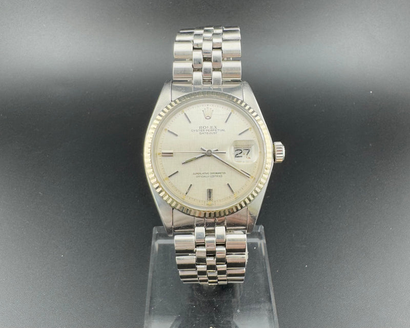 Rolex Datejust Ref. 1601 Silver Mosaic Dial Men&