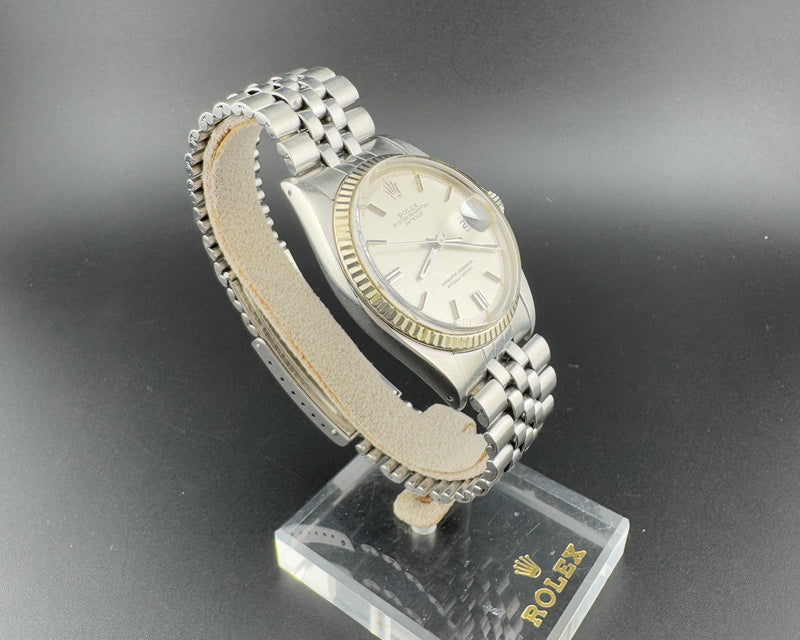 Rolex Datejust Ref. 1601 Silver Mosaic Dial Men&