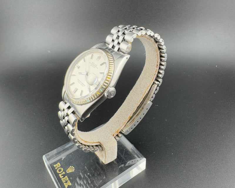 Rolex Datejust Ref. 1601 Silver Mosaic Dial Men&