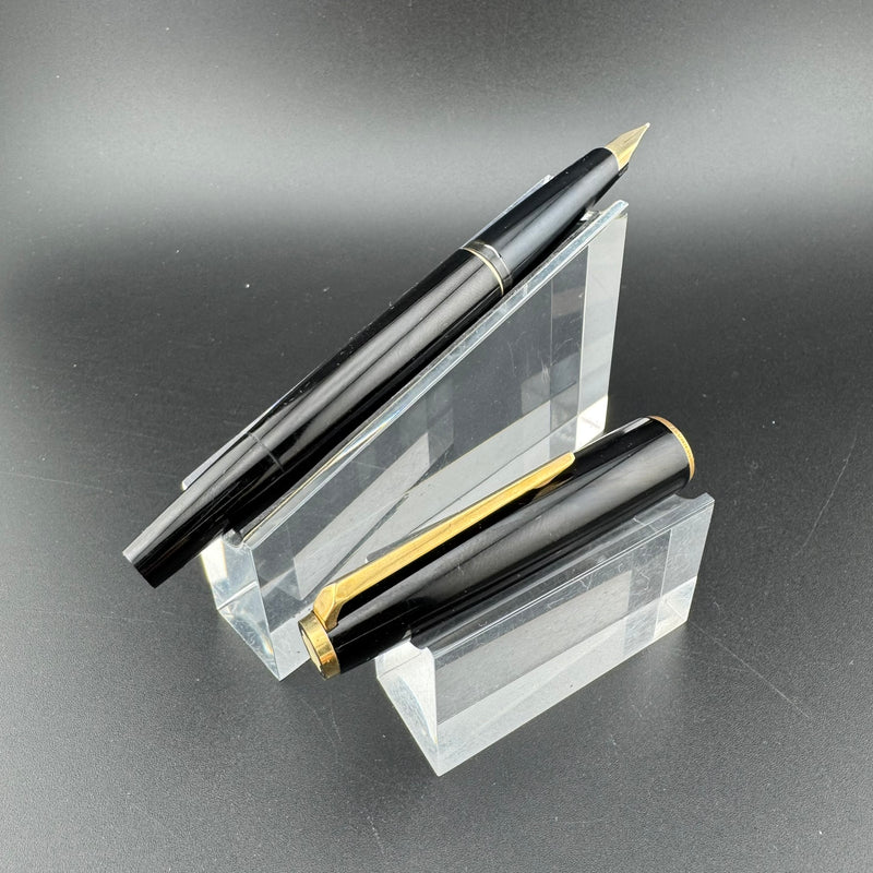Montblanc No. 320 Black Resin Fountain Pen 14K Gold Extra-Fine Nib Serviced