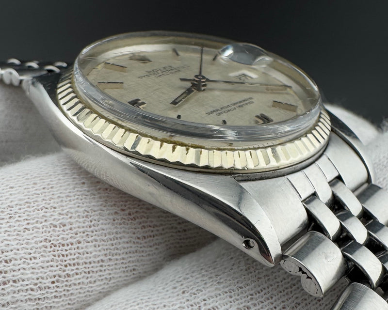 Rolex Datejust Ref. 1601 Silver Mosaic Dial Men&