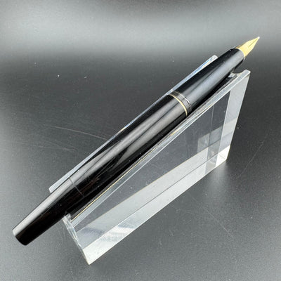 Montblanc No. 320 Black Resin Fountain Pen 14K Gold Extra-Fine Nib Serviced