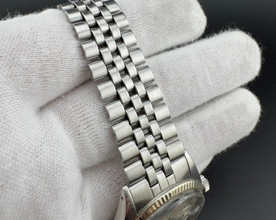 Rolex Datejust Ref. 1601 Silver Mosaic Dial Men's Automatic Watch