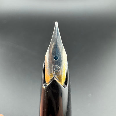Platinum Black & Silver Pocket Fountain Pen GP Steel Extra-Fine Nib
