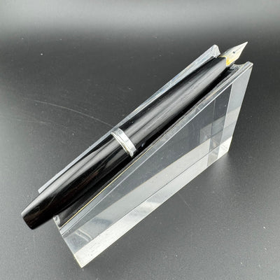 Platinum Black & Silver Pocket Fountain Pen GP Steel Extra-Fine Nib
