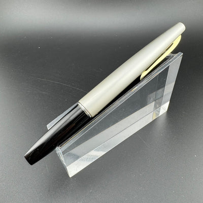 Platinum Black & Silver Pocket Fountain Pen GP Steel Extra-Fine Nib