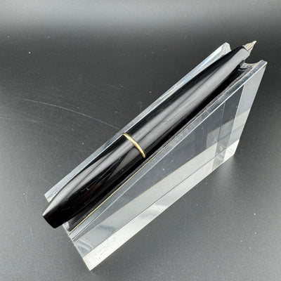 Platinum Silver & Black Pocket Fountain Pen GP Steel Extra-Fine Nib
