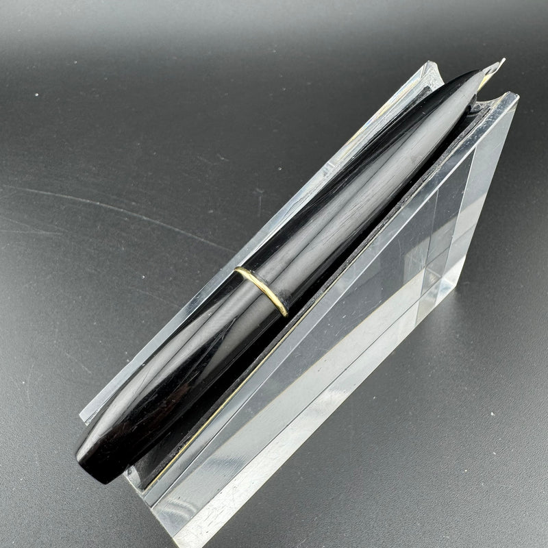 Platinum Silver & Black Pocket Fountain Pen GP Steel Extra-Fine Nib