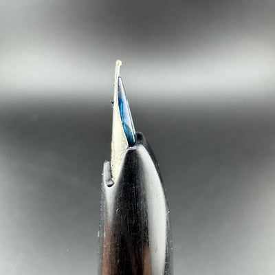 Platinum Black & Silver Fountain Pen Steel Iridium Fine Nib