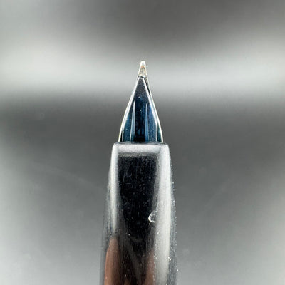 Platinum Black & Silver Fountain Pen Steel Iridium Fine Nib