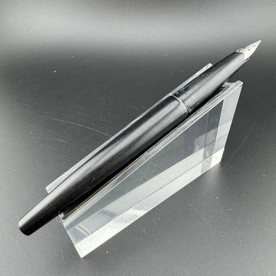 Platinum Black & Silver Fountain Pen Steel Iridium Fine Nib