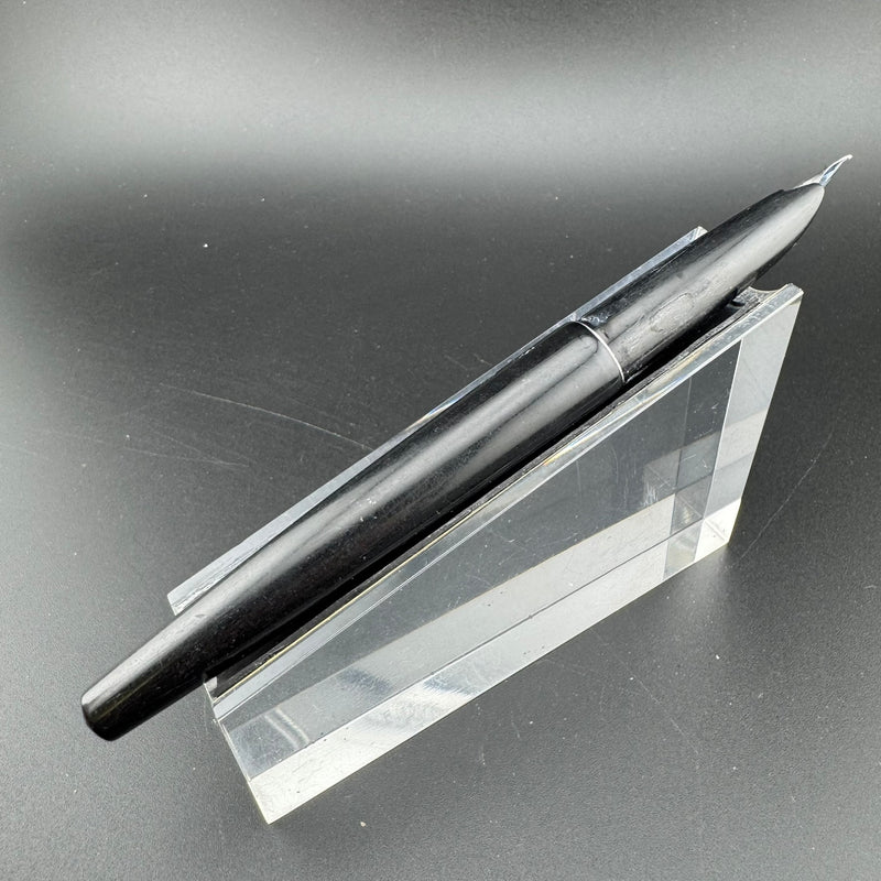 Platinum Black & Silver Fountain Pen Steel Iridium Fine Nib