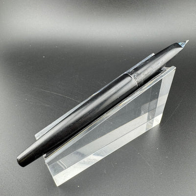Platinum Black & Silver Fountain Pen Steel Iridium Fine Nib