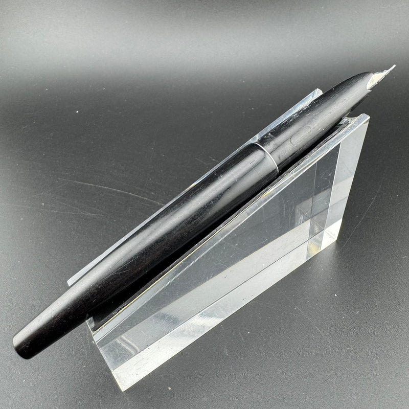 Platinum Black & Silver Fountain Pen Steel Iridium Fine Nib