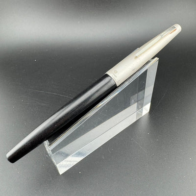 Platinum Black & Silver Fountain Pen Steel Iridium Fine Nib
