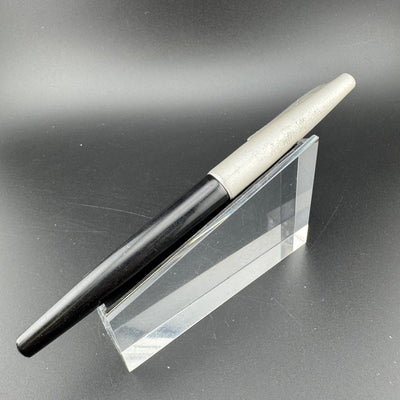 Platinum Black & Silver Fountain Pen Steel Iridium Fine Nib