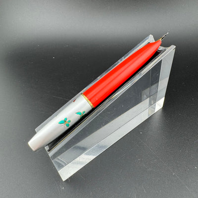 Platinum Floral Series Pocket Fountain Pen Butterfly 14K Gold Fine Nib