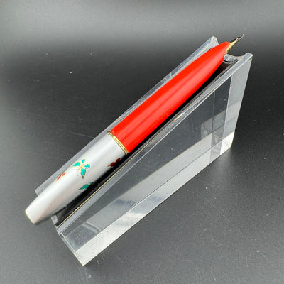 Platinum Floral Series Pocket Fountain Pen Butterfly 14K Gold Fine Nib