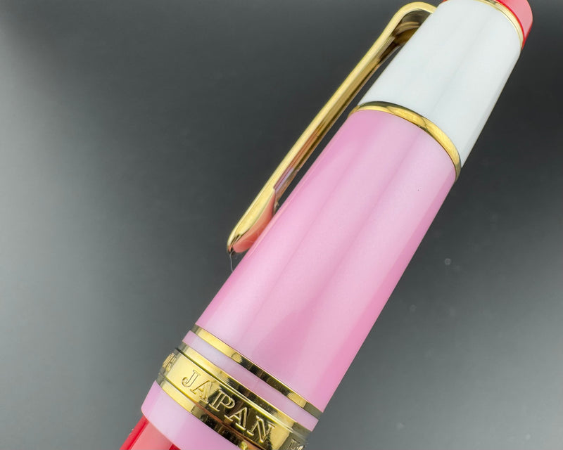 Sailor Pro Gear Millecolore Pink Fountain Pen 21K Gold H-MF Nib w/ Box