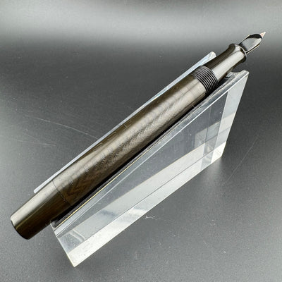 SY & Co "The Skee Pen" BCHR Ebonite Eyedropper Fountain Pen 14K Gold Flex Nib