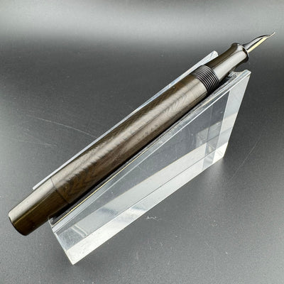 SY & Co "The Skee Pen" BCHR Ebonite Eyedropper Fountain Pen 14K Gold Flex Nib