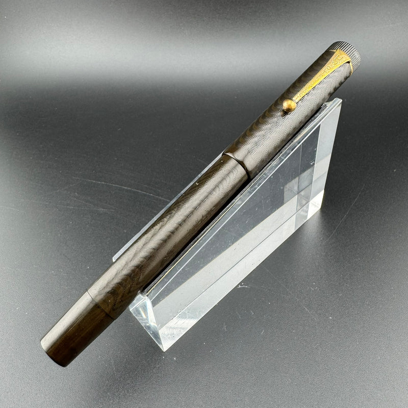 SY & Co "The Skee Pen" BCHR Ebonite Eyedropper Fountain Pen 14K Gold Flex Nib