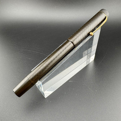 SY & Co "The Skee Pen" BCHR Ebonite Eyedropper Fountain Pen 14K Gold Flex Nib