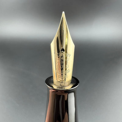 Academy Temple Maki-e Urushi Eyedropper Fountain Pen 14K Gold Flex Nib