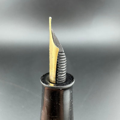 Steady Ebonite Eyedropper Fountain Pen 14K Gold Extra-Fine Nib