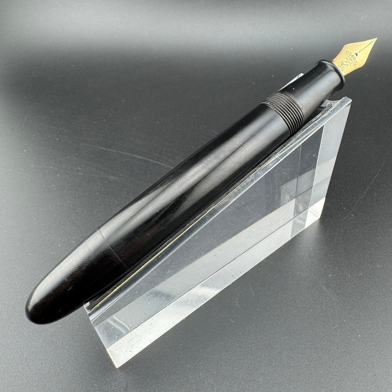 Steady Ebonite Eyedropper Fountain Pen 14K Gold Extra-Fine Nib