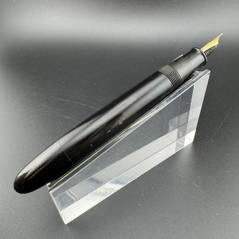 Steady Ebonite Eyedropper Fountain Pen 14K Gold Extra-Fine Nib