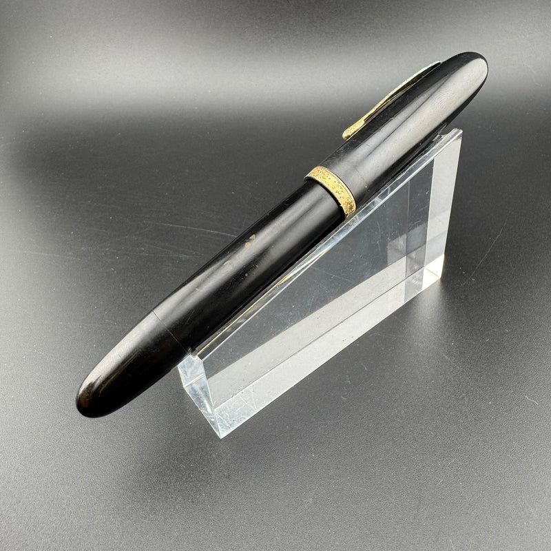 Steady Ebonite Eyedropper Fountain Pen 14K Gold Extra-Fine Nib