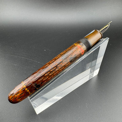 Ideal High Class Kamakura-Bori Urushi Eyedropper Fountain Pen 14K Gold Fine Nib