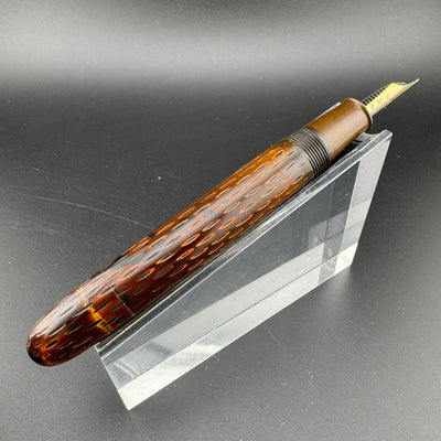 Ideal High Class Kamakura-Bori Urushi Eyedropper Fountain Pen 14K Gold Fine Nib