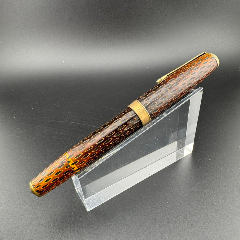 Steady Kamakura-Bori Urushi Eyedropper Fountain Pen 14K Gold Extra-Fine Nib