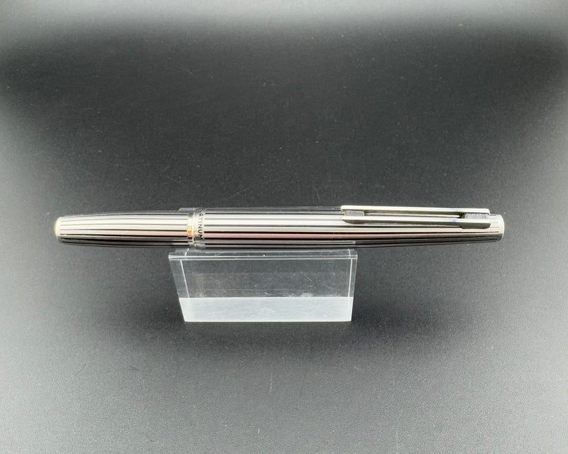 Platinum Black Stripe Pocket Fountain Pen 18K Gold SF Nib