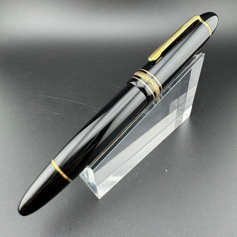 Montblanc Meisterstück No. 149 Fountain Pen 18K Gold Extra-Fine Nib Serviced