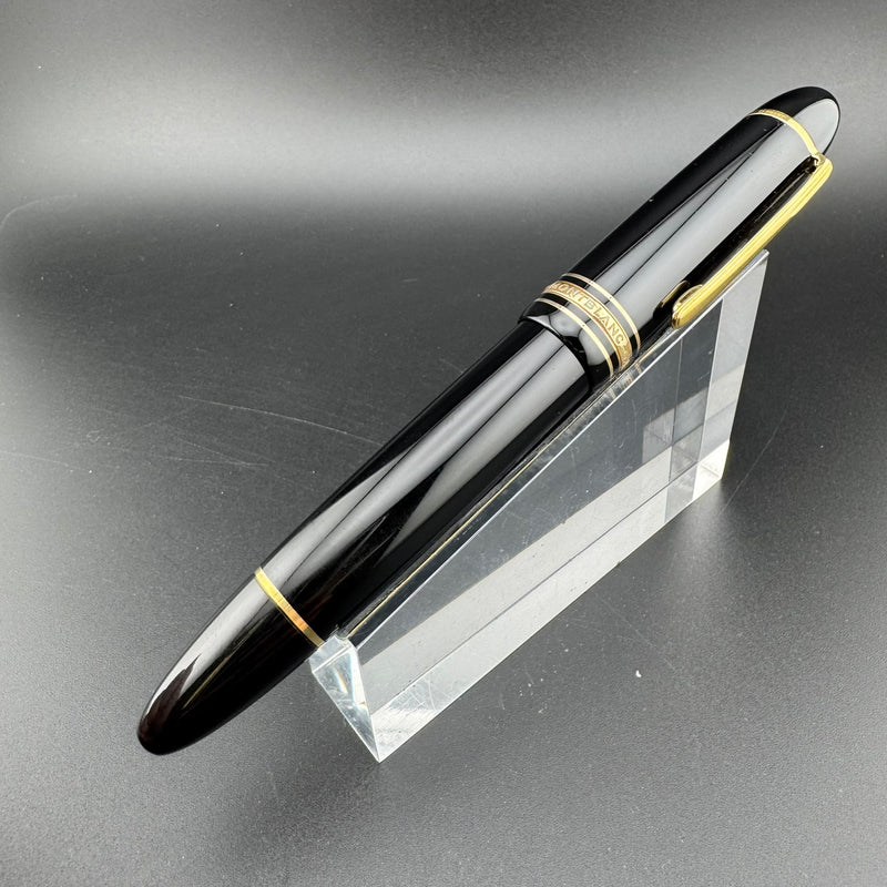 Montblanc Meisterstück No. 149 Fountain Pen 18K Gold Extra-Fine Nib Serviced