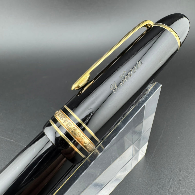 Montblanc Meisterstück No. 149 Fountain Pen 18K Gold Extra-Fine Nib Serviced