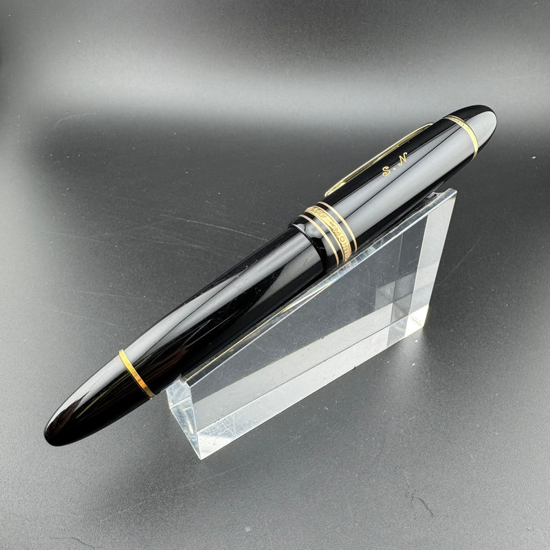 Montblanc Meisterstück No. 149 Fountain Pen 14C Gold Fine Nib Serviced