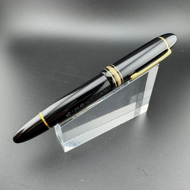 Montblanc Meisterstück No. 149 Fountain Pen 14C Gold Fine Nib Serviced