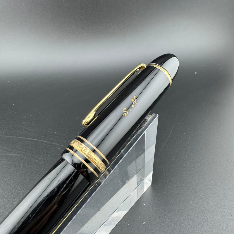 Montblanc Meisterstück No. 149 Fountain Pen 14C Gold Fine Nib Serviced