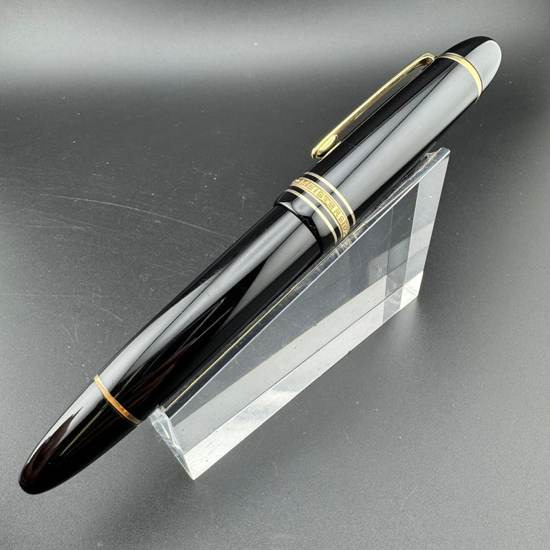 Montblanc Meisterstück No. 149 Fountain Pen 18K Gold Broad Nib Serviced