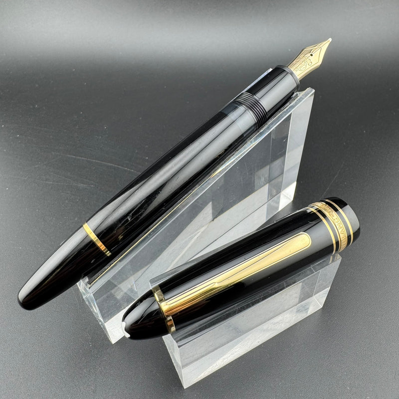 Montblanc Meisterstück No. 146 Fountain Pen 14K Gold Fine Nib Serviced