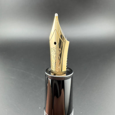 Montblanc Meisterstück No. 146 Fountain Pen 14K Gold Fine Nib Serviced