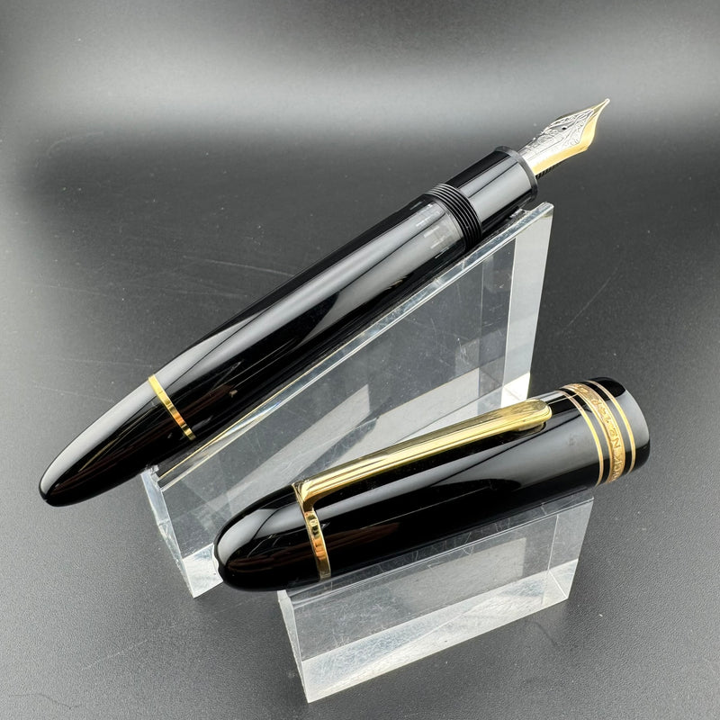 Montblanc Meisterstück No. 149 Fountain Pen 14K Gold Fine Nib Serviced