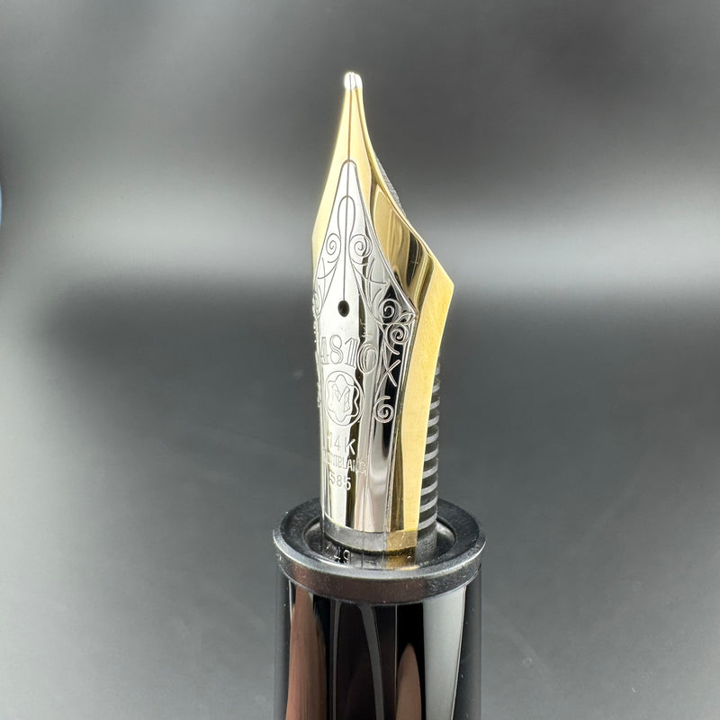 Montblanc Meisterstück No. 149 Fountain Pen 14K Gold Fine Nib Serviced