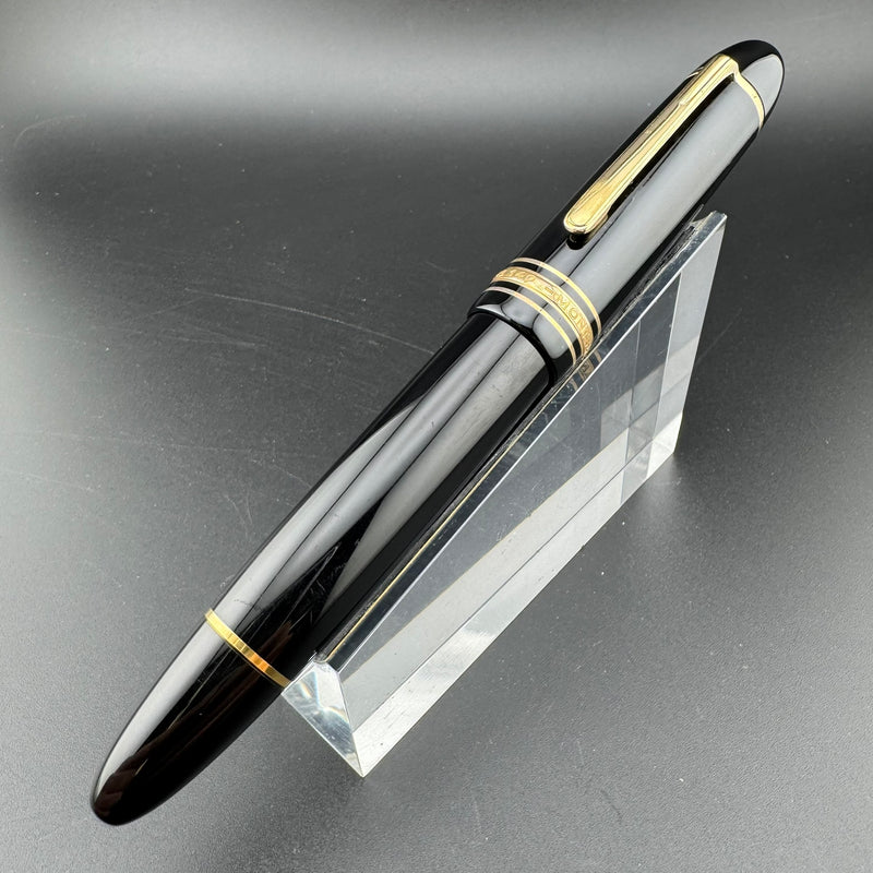 Montblanc Meisterstück No. 149 Fountain Pen 14K Gold Fine Nib Serviced