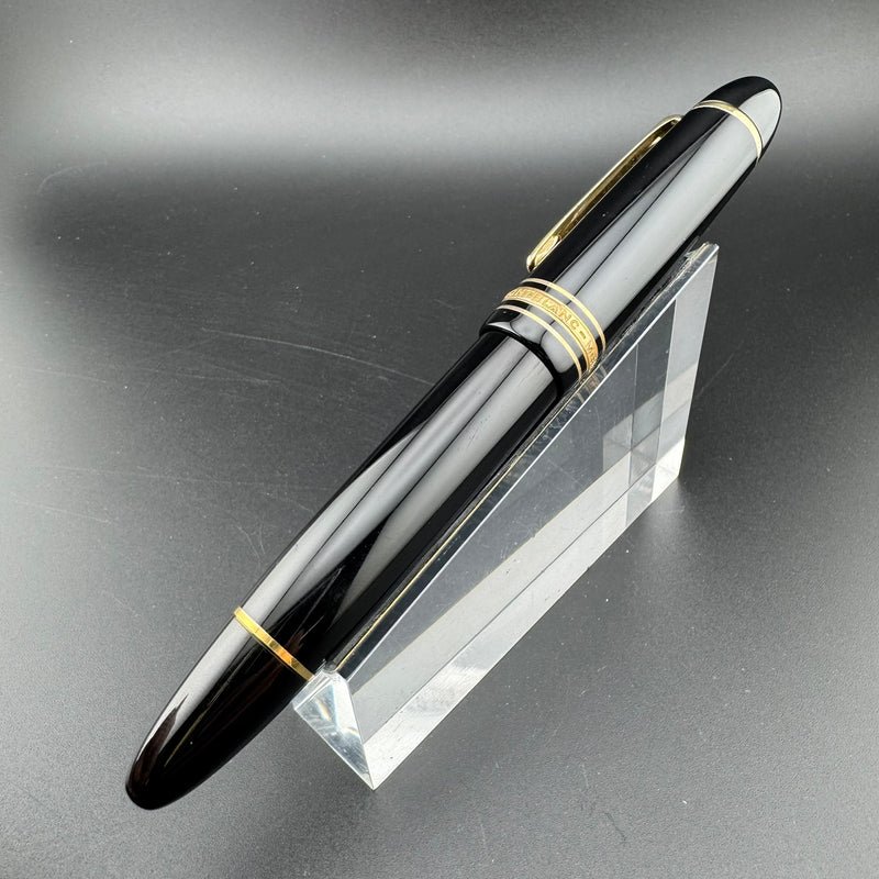 Montblanc Meisterstück No. 149 Fountain Pen 14K Gold Fine Nib Serviced