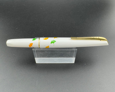 Platinum Painted Pocket Fountain Pen 18K Gold SF Nib